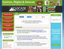 Tablet Screenshot of casinos-regles-astuces.com